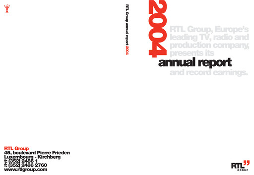 Thumbnail RTL Group
 Annual Report 2004