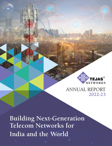 Thumbnail Tejas Networks
 Annual Report 2022-2023