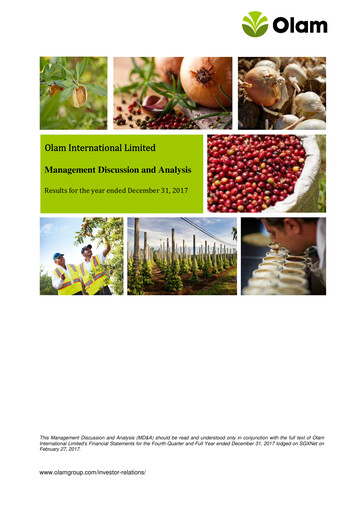Miniature Olam Rapport financier 2017