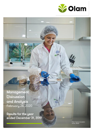 Miniature Olam Rapport financier 2019