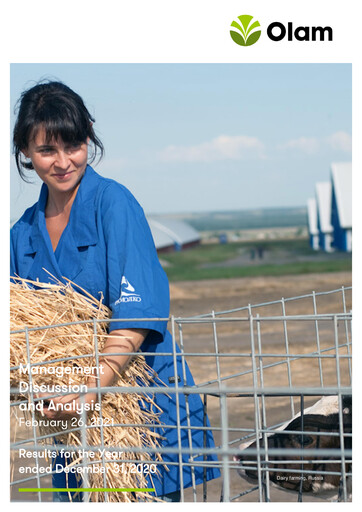 Miniature Olam Rapport financier 2020
