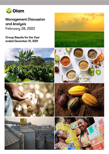 Miniature Olam Rapport financier 2021