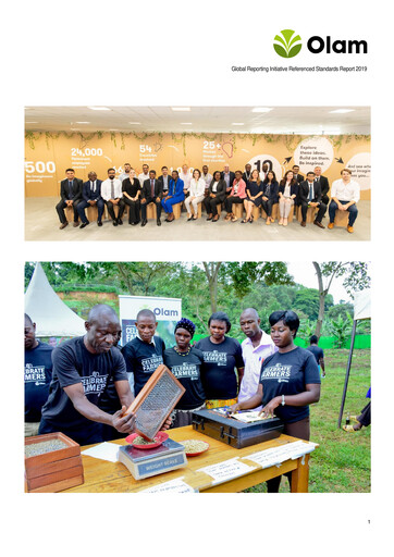 Thumbnail Olam Sustainability Report 2019