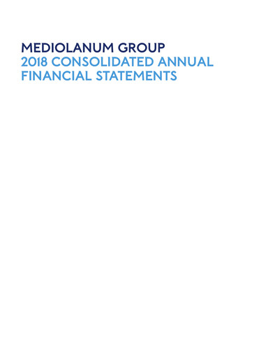 Thumbnail Banca Mediolanum
 Financial Statement 2018