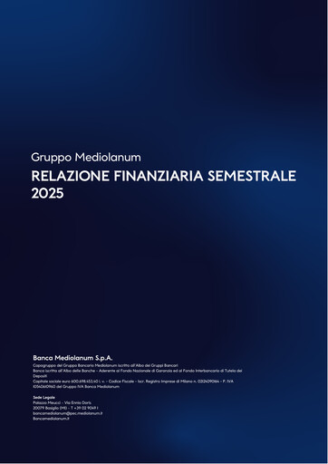 Thumbnail Banca Mediolanum
 Half-year Report 2025-h1