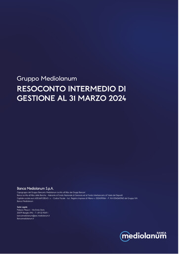Thumbnail Banca Mediolanum
 Quarterly Report 2024-q1