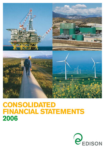 Thumbnail Edison Financial Statement 2006