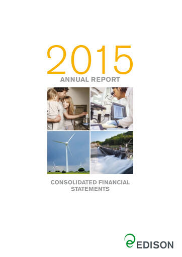 Thumbnail Edison Financial Statement 2015