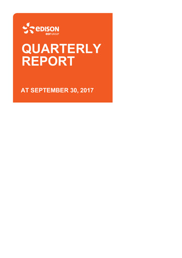 Thumbnail Edison Quarterly Report 2017-q3