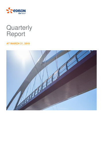 Thumbnail Edison Quarterly Report 2019-q1