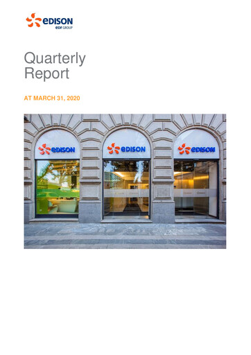 Thumbnail Edison Quarterly Report 2020-q1