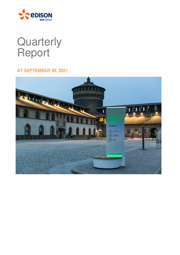 Thumbnail Edison Quarterly Report 2021-q3