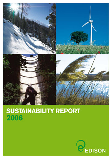 Thumbnail Edison Sustainability Report 2006