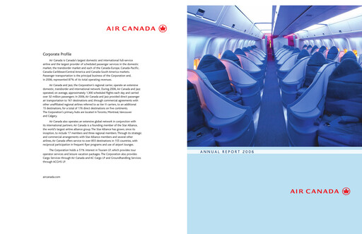 Thumbnail Air Canada Annual Report 2006