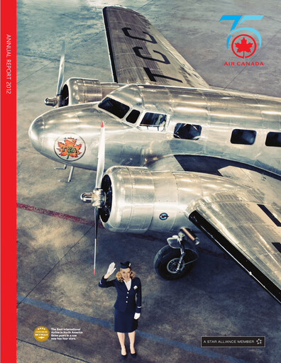 Thumbnail Air Canada Annual Report 2012
