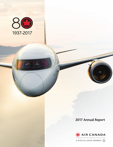 Thumbnail Air Canada Annual Report 2017