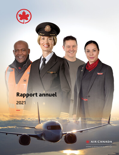 Miniature Air Canada Rapport annuel 2021