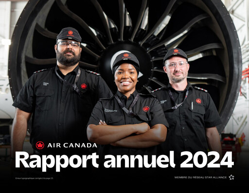 Miniature Air Canada Rapport annuel 2024