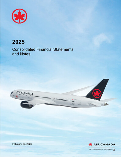 Thumbnail Air Canada Financial Statement 2025