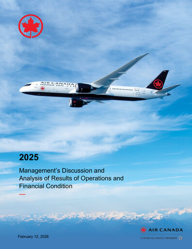 Thumbnail Air Canada Quarterly Report 2025-q4