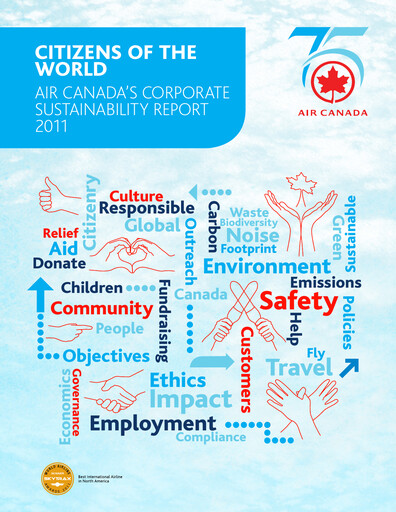 Thumbnail Air Canada Sustainability Report 2011