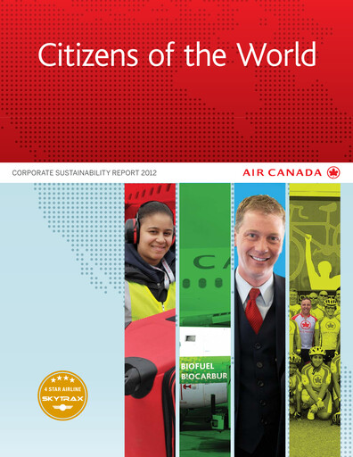 Thumbnail Air Canada Sustainability Report 2012