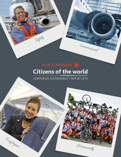 Thumbnail Air Canada Sustainability Report 2013
