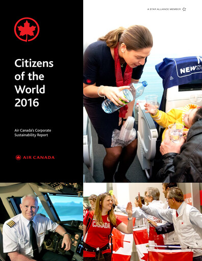 Thumbnail Air Canada Sustainability Report 2016