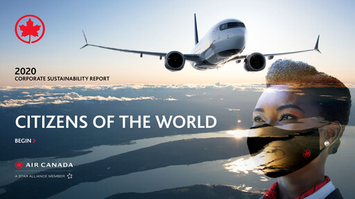 Thumbnail Air Canada Sustainability Report 2020