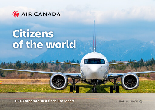 Thumbnail Air Canada Sustainability Report 2024
