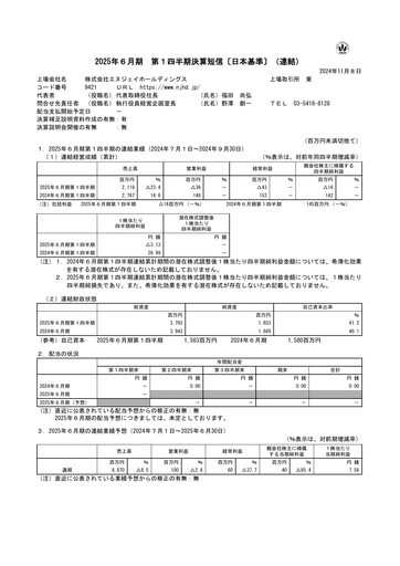 Thumbnail NJ Holdings Quarterly Report fy2025-q1