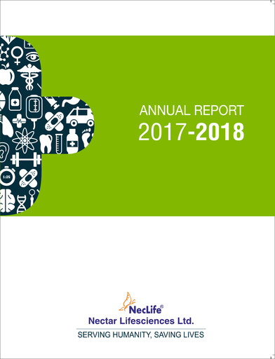Thumbnail Nectar Lifesciences
 Annual Report 2017-2018