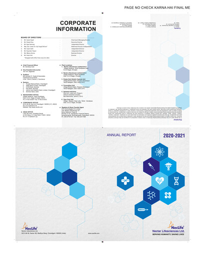 Thumbnail Nectar Lifesciences
 Annual Report 2020-2021