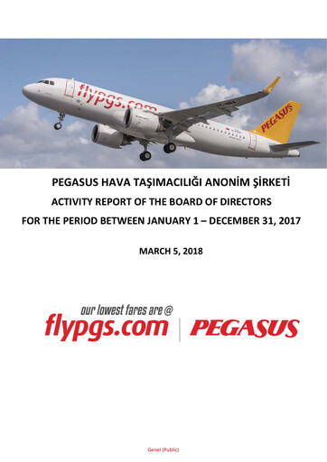 Vorschaubild Pegasus Airlines
 Jahresbericht 2017