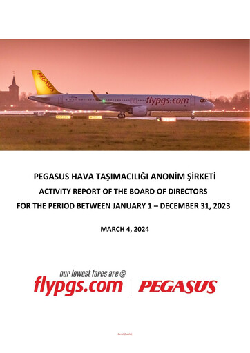Vorschaubild Pegasus Airlines
 Jahresbericht 2023
