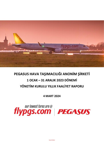 Thumbnail Pegasus Airlines
 Annual Report 2023