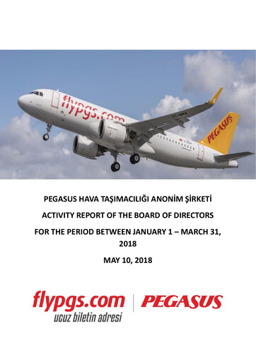 Miniature Pegasus Airlines
 Rapport trimestriel 2018-q1