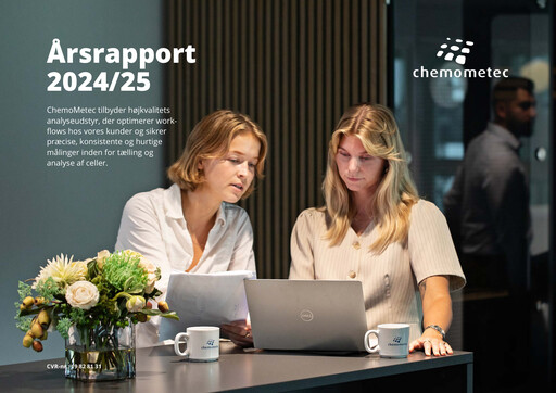 Thumbnail ChemoMetec Annual Report 2024-2025