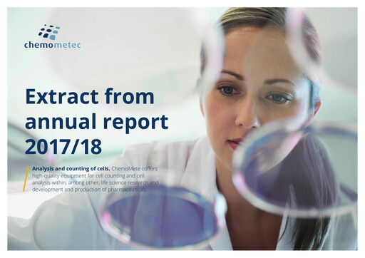 Thumbnail ChemoMetec Annual Report 2017-2018