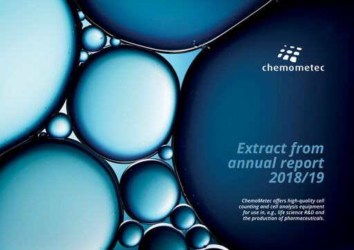 Thumbnail ChemoMetec Annual Report 2018-2019