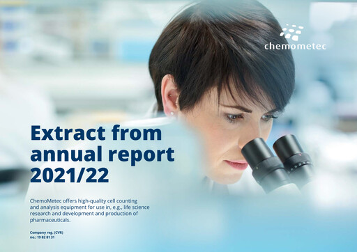Thumbnail ChemoMetec Annual Report 2021-2022