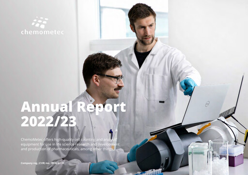 Thumbnail ChemoMetec Annual Report 2022-2023