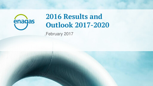 Thumbnail Enagás
 Financial Report 2016