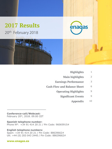 Thumbnail Enagás
 Financial Report 2017