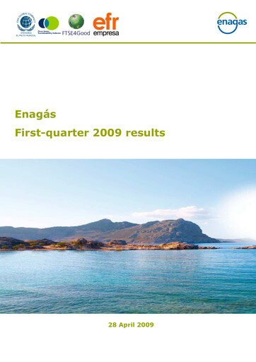 Thumbnail Enagás
 Quarterly Report 2009-q1