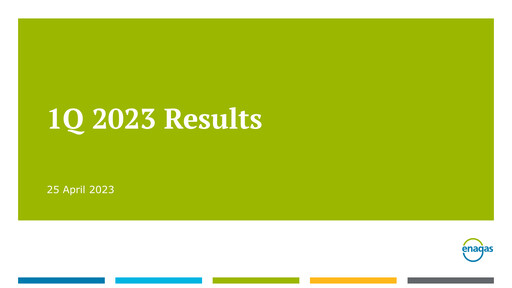 Thumbnail Enagás
 Quarterly Report 2023-q1