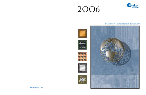 Thumbnail Amkor Technology
 Annual Report 2006