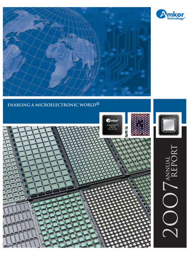 Thumbnail Amkor Technology
 Annual Report 2007