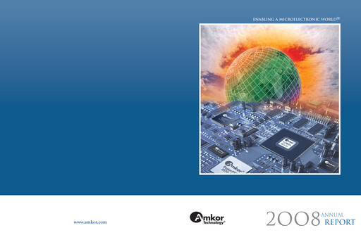 Thumbnail Amkor Technology
 Annual Report 2008