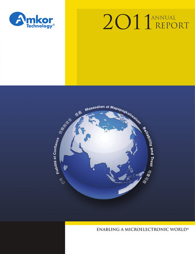 Thumbnail Amkor Technology
 Annual Report 2011